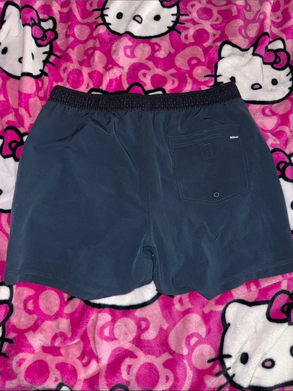 Vuori Men's Navy Athletic Shorts with Drawstring Waist